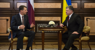 Петро Порошенко та Раймондс Вейоніс. president.gov.ua