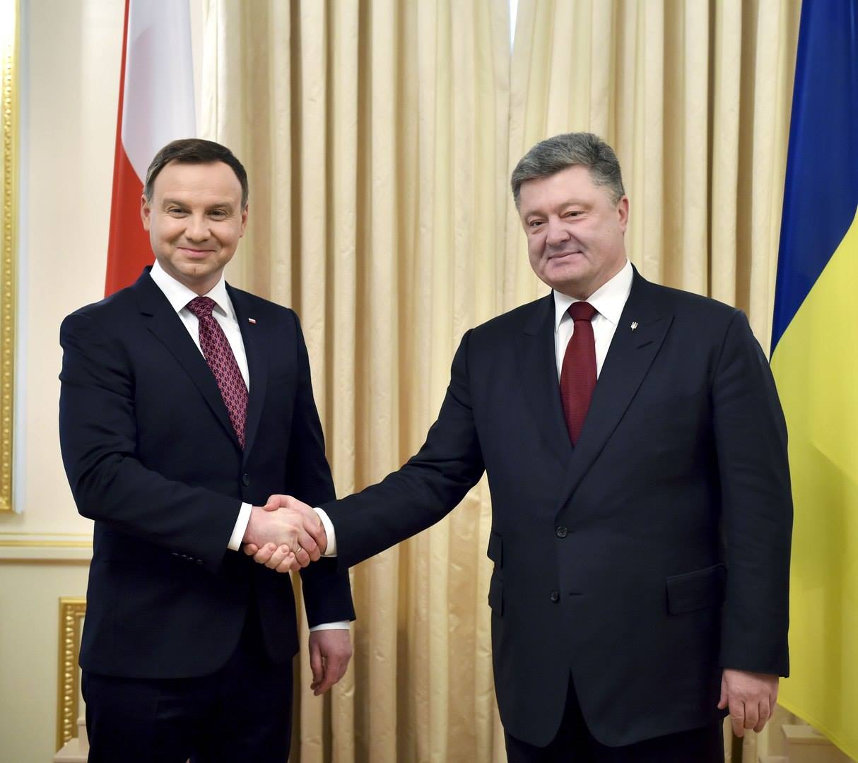Анджей Дуда і Петро Порошенко. Фото: president.gov.ua