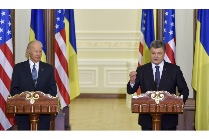Джозеф Байден і Петро Порошенко. Фото: president.gov.ua