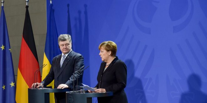 Петро Порошенко й Ангела Меркель. Фото: president.gov.ua