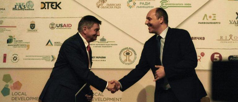 Марек Кухцінський та Андрій Парубій. Фото: POLUKR.net / Андрій Поліковський