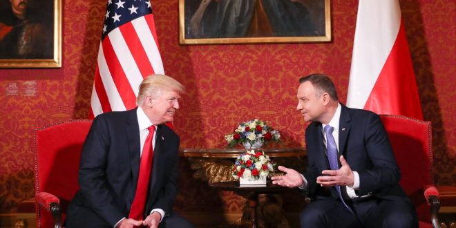 Дональд Трамп та Анджей Дуда. Фото: president.pl