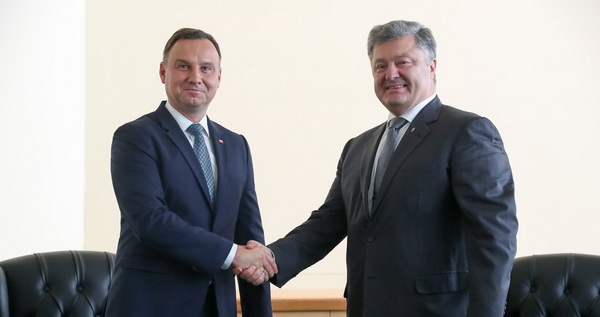 Анджей Дуда та Петро Порошенко. Фото: president.gov.ua