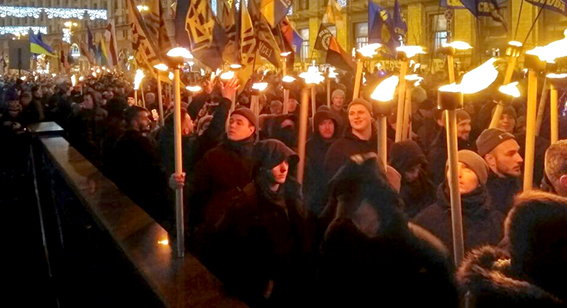 Смолоскипний марш у Києві. Фото: npu.gov.ua
