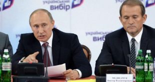 Володимир Путін та Віктор Медвечук. / Фото focus.ua