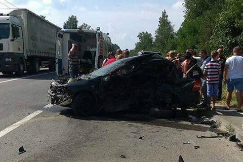 Місце аварії. Фото: facebook.com/MVS.LVIV