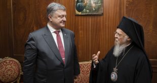 Петро Порошенко, патріарх Варфоломій. Фото: president.gov.ua