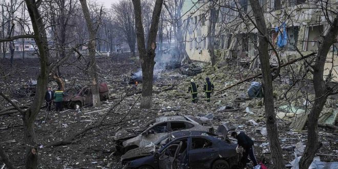 Zbombardowany Mariupol /fot. defence-ua.com